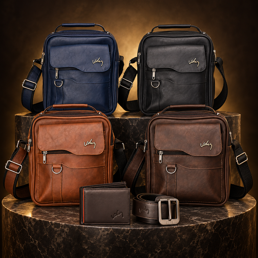 Trío Velez Bolso 26 cm Correa Billetera